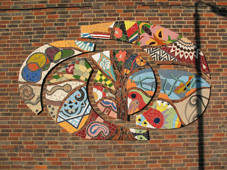 Christian Wall  on Art Mosaic Design  Schools